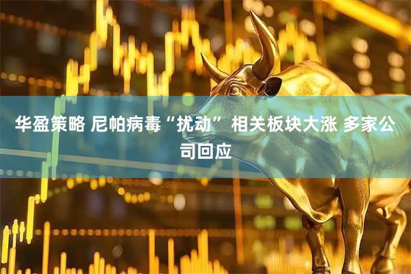 华盈策略 尼帕病毒“扰动” 相关板块大涨 多家公司回应